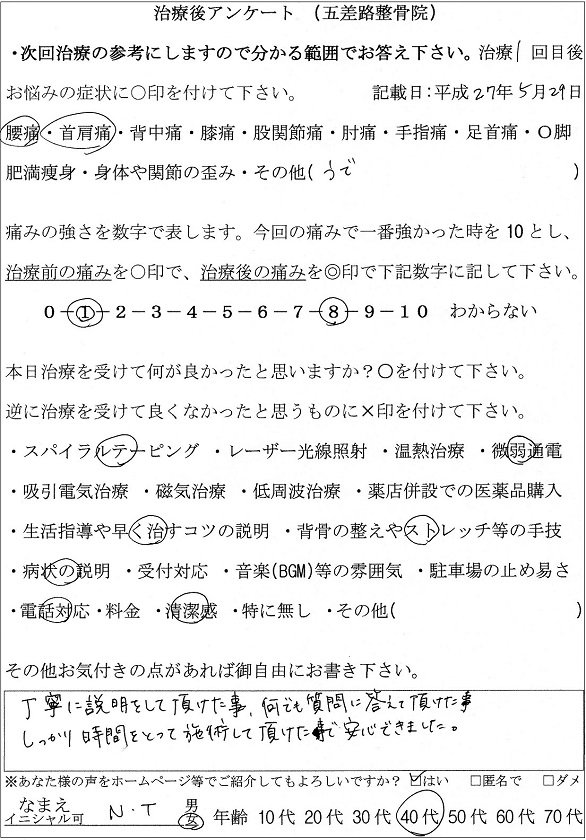 �܍��H�����@�̎{�Ì�A���P�[�g1